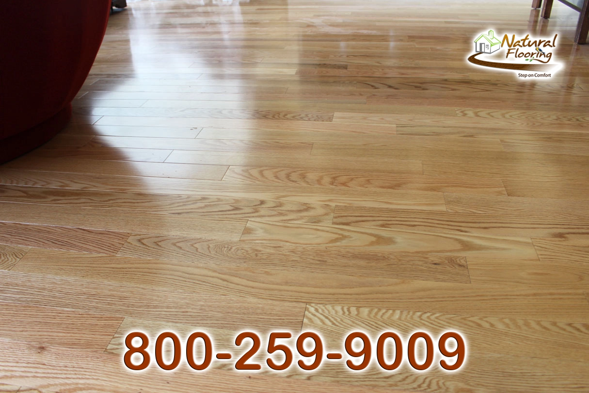 Natural Red Oak Wood Floor