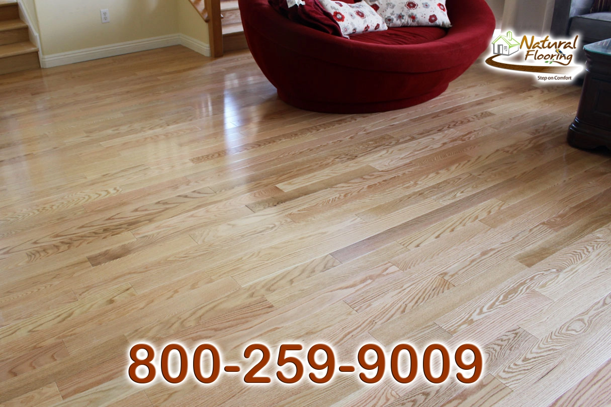 Natural Red Oak Wood Floor