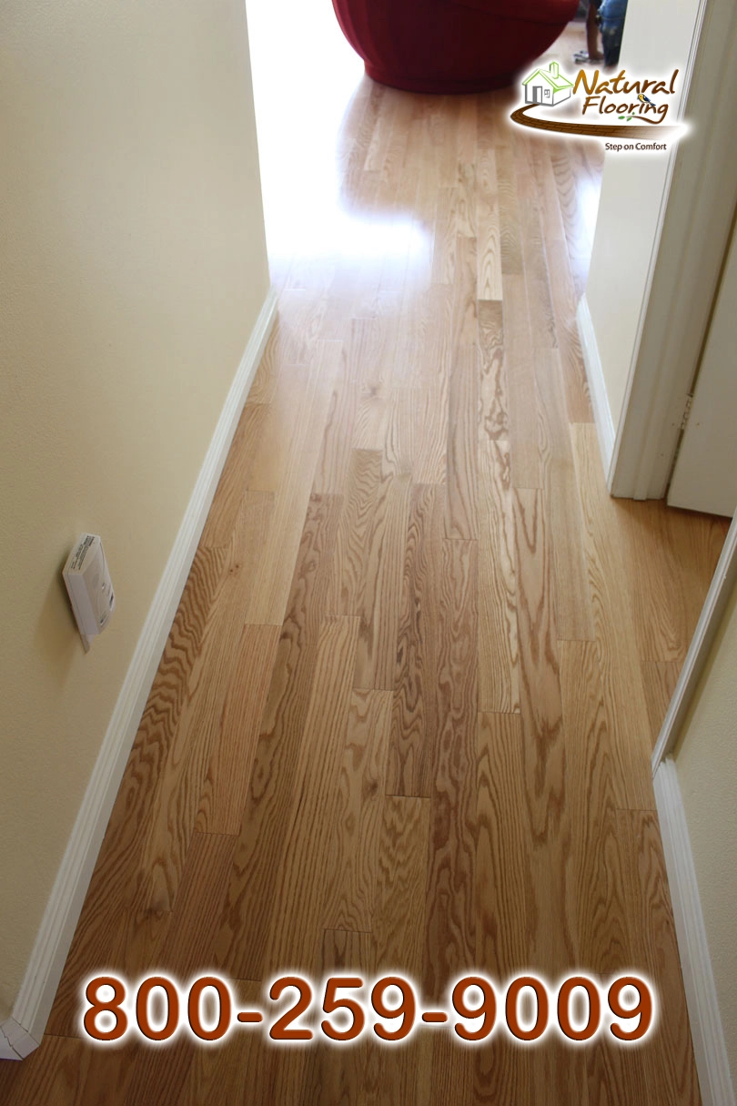 Natural Red Oak Wood Floor