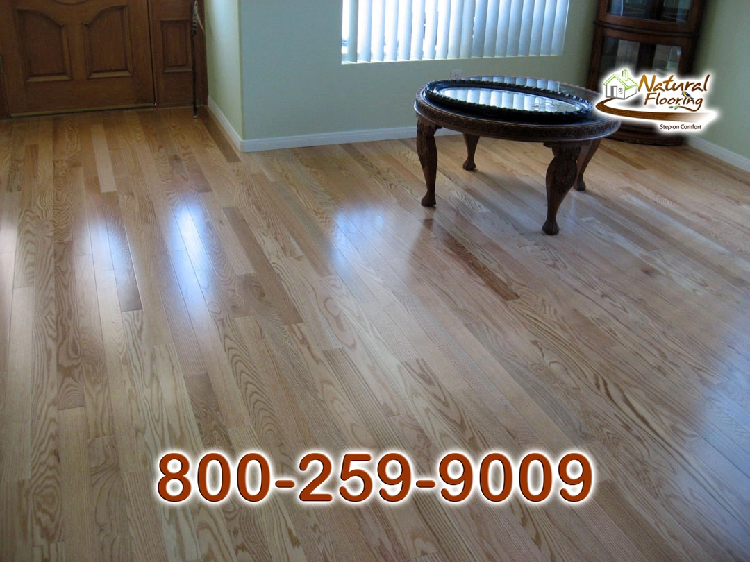 Natural Red Oak Wood Floor