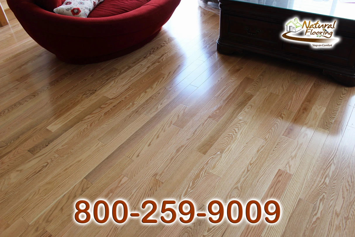 Natural Red Oak Wood Floor