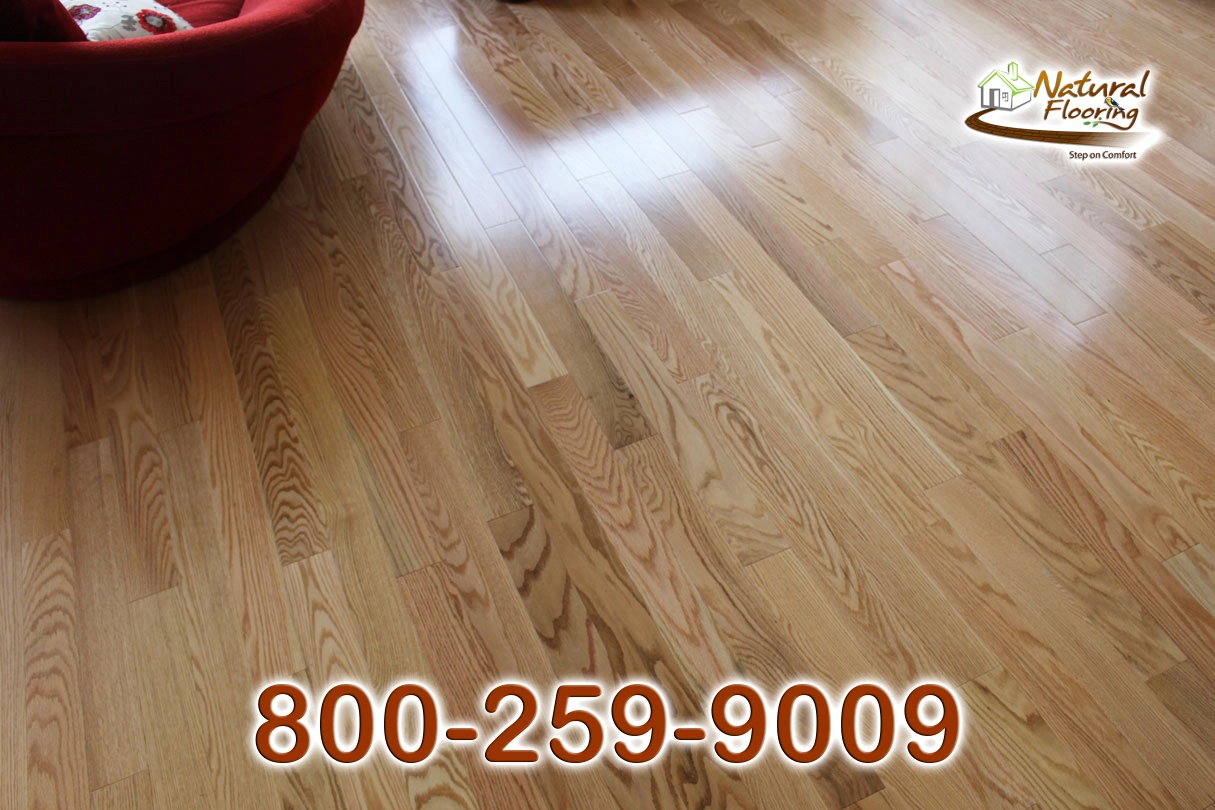 Natural Red Oak Wood Floor