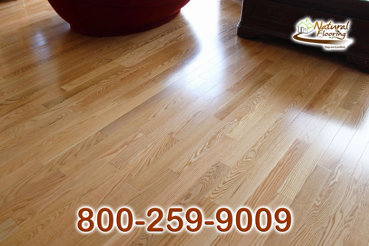 Natural Red Oak Wood Floor