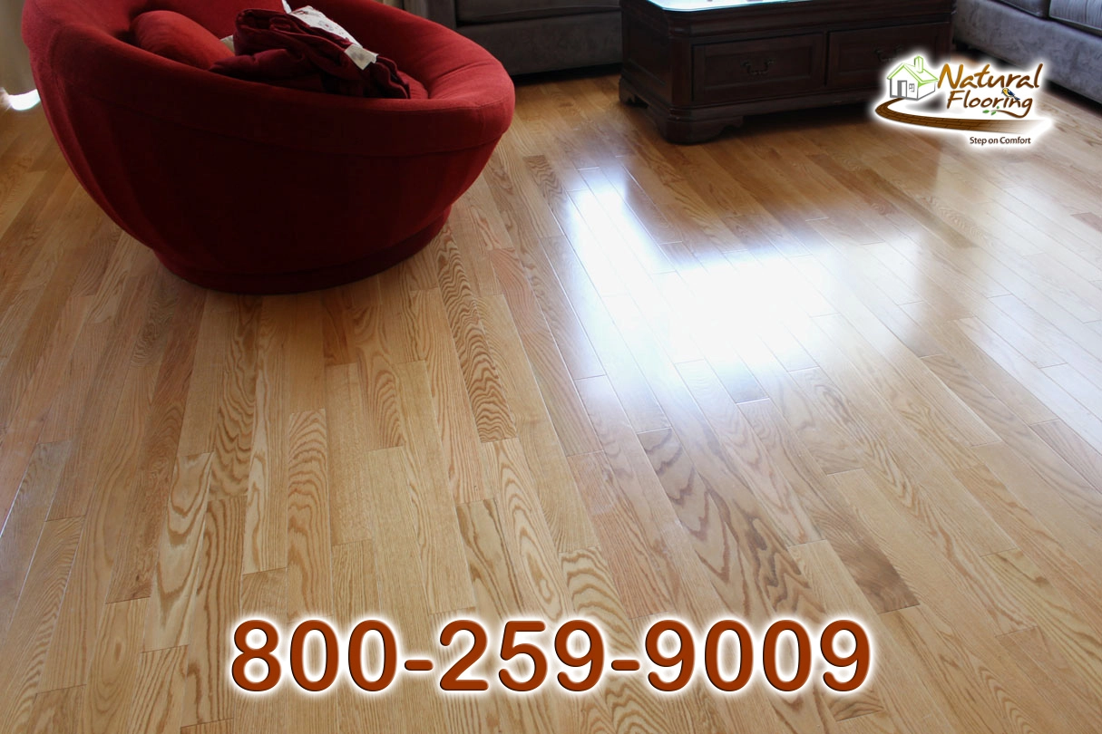 Natural Red Oak Wood Floor