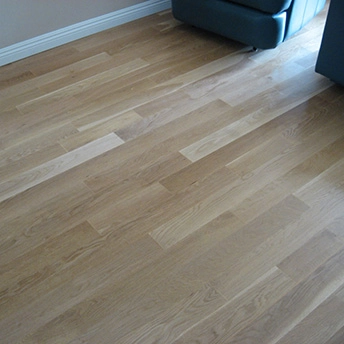 Oak White Natural Smooth Wood Floor Garrison 14