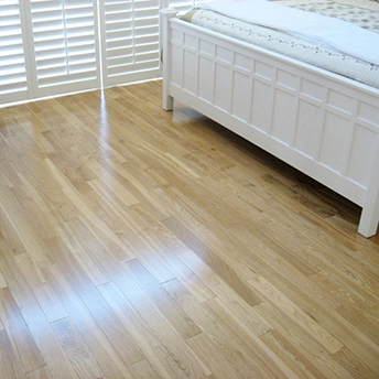 Oak White Natural Smooth Wood Floor Garrison 5