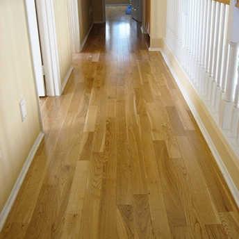 Oak White Natural Smooth Wood Floor Garrison 6