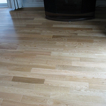Oak White Natural Smooth Wood Floor Garrison 8
