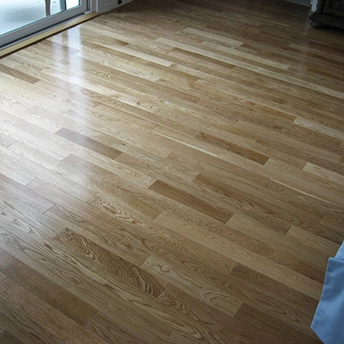 Oak White Natural Smooth Wood Floor Garrison 9