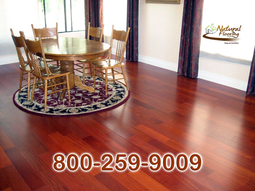 Natural Santos Mahogany Wood Floor