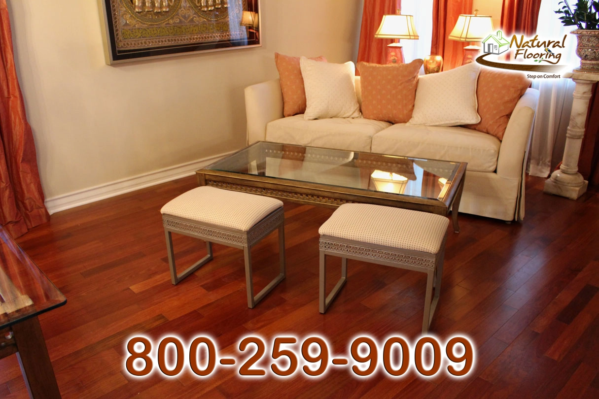 Santos Mahogany Smooth Wood Floor