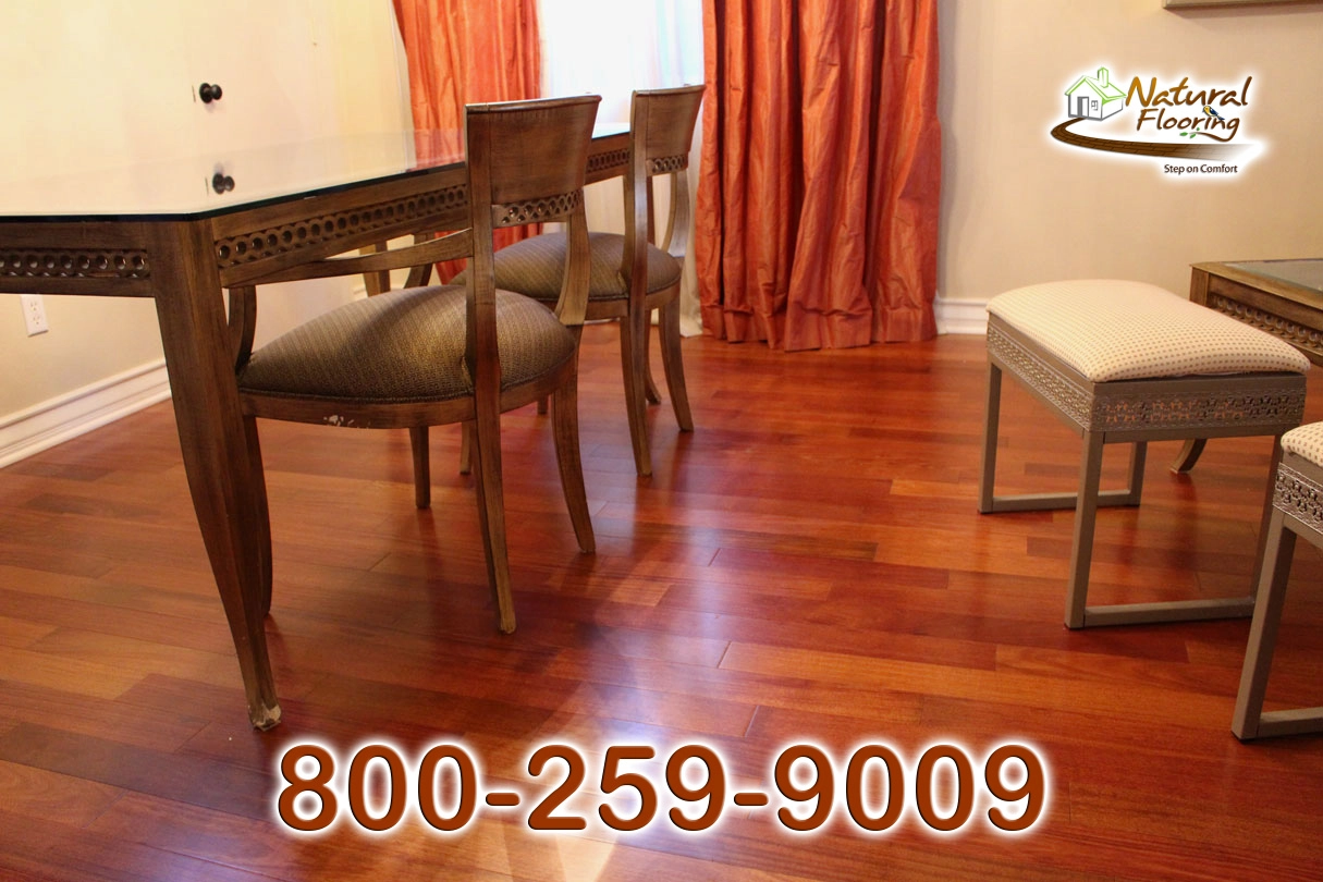 Santos Mahogany Smooth Wood Floor