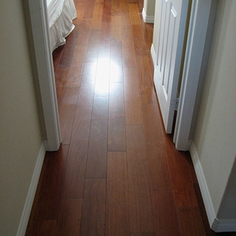 Santos Mahogany Smooth Engineered Wood Floor Garrison 2