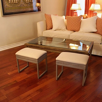 Santos Mahogany Smooth Engineered Wood Floor Garrison 5