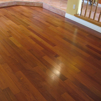 Santos Mahogany Smooth Engineered Wood Floor Garrison 8