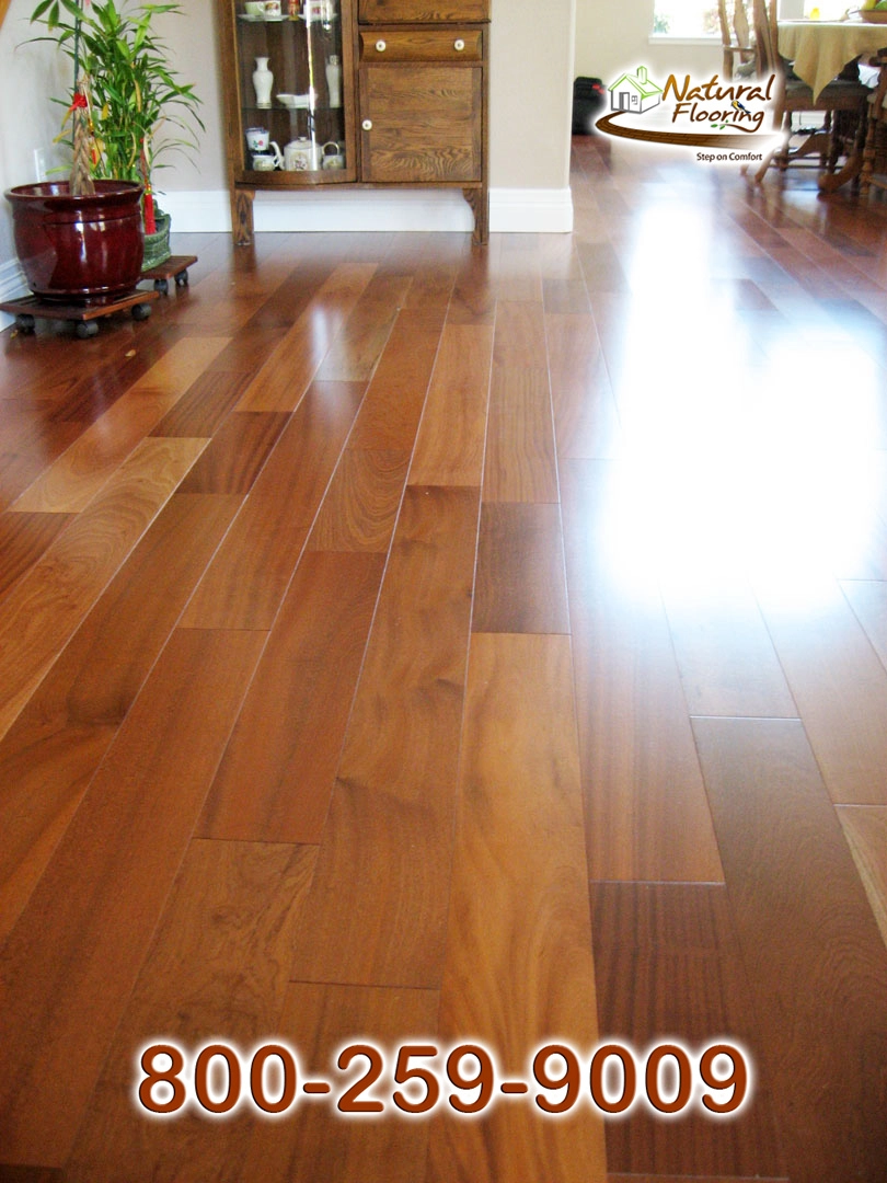 Natural Sapele Wood Floor