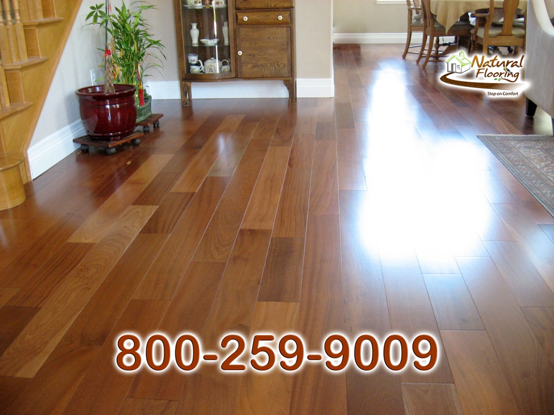Natural Sapele Wood Floor