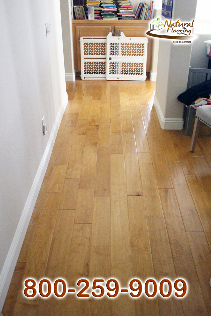 Wheat Maple Handscraaped Wood Floor