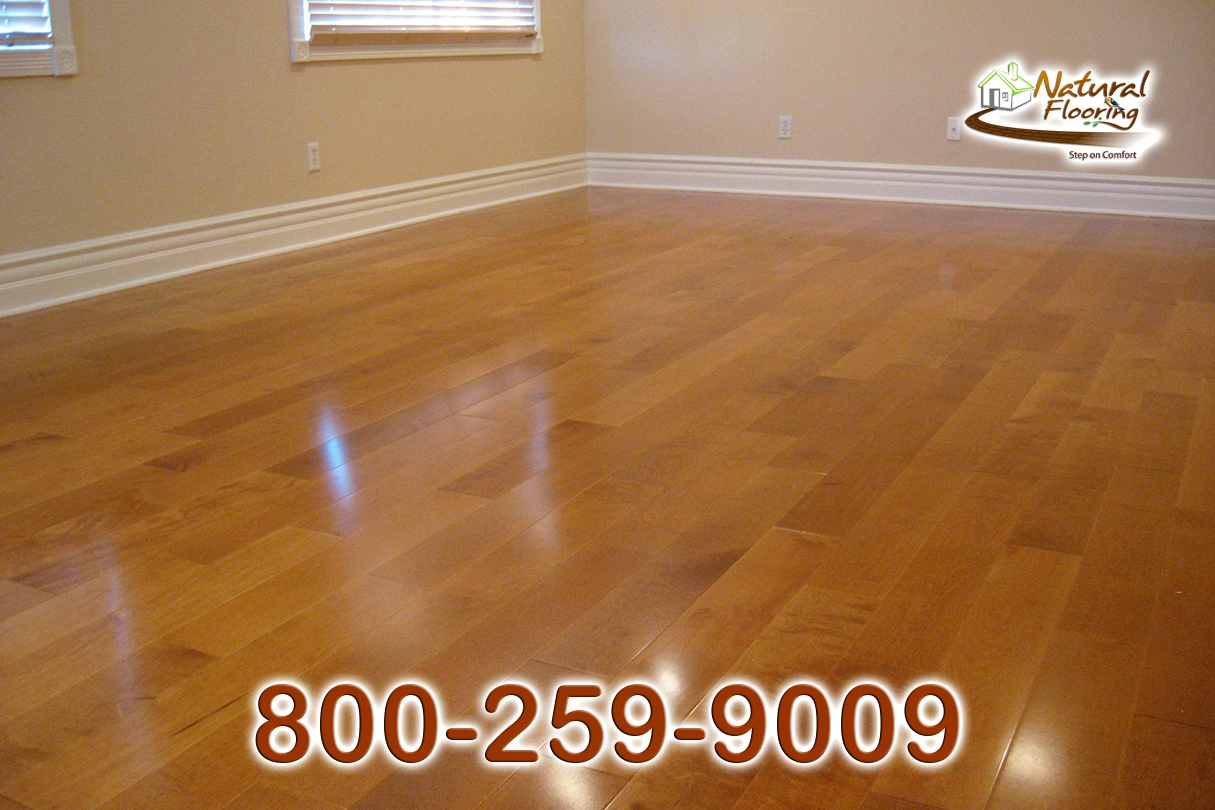 Wheat Maple Smooth Wood Floor