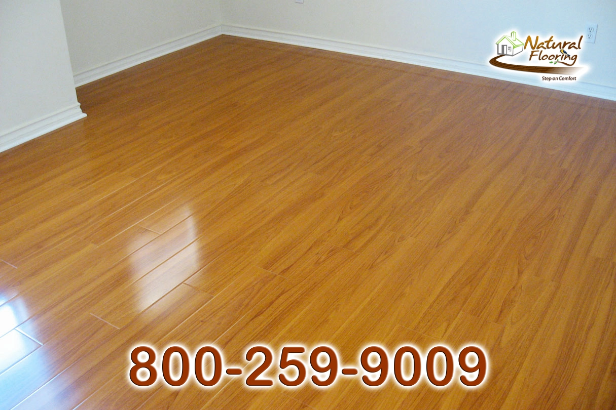 Birch Glossy Laminate Floor