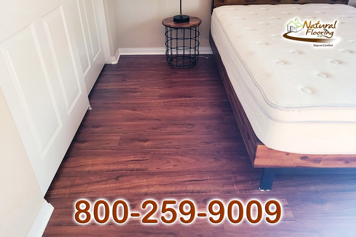 Brazilian Cherry Distressed Laminate Floor