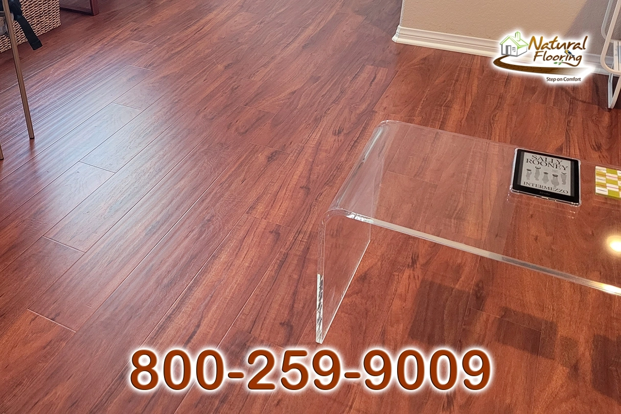 Brazilian Cherry Distressed Laminate Floor