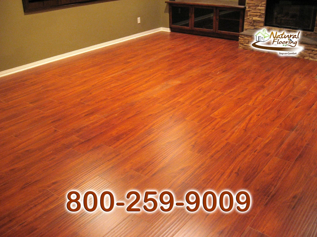 Brazilian Cherry Laminate Floor