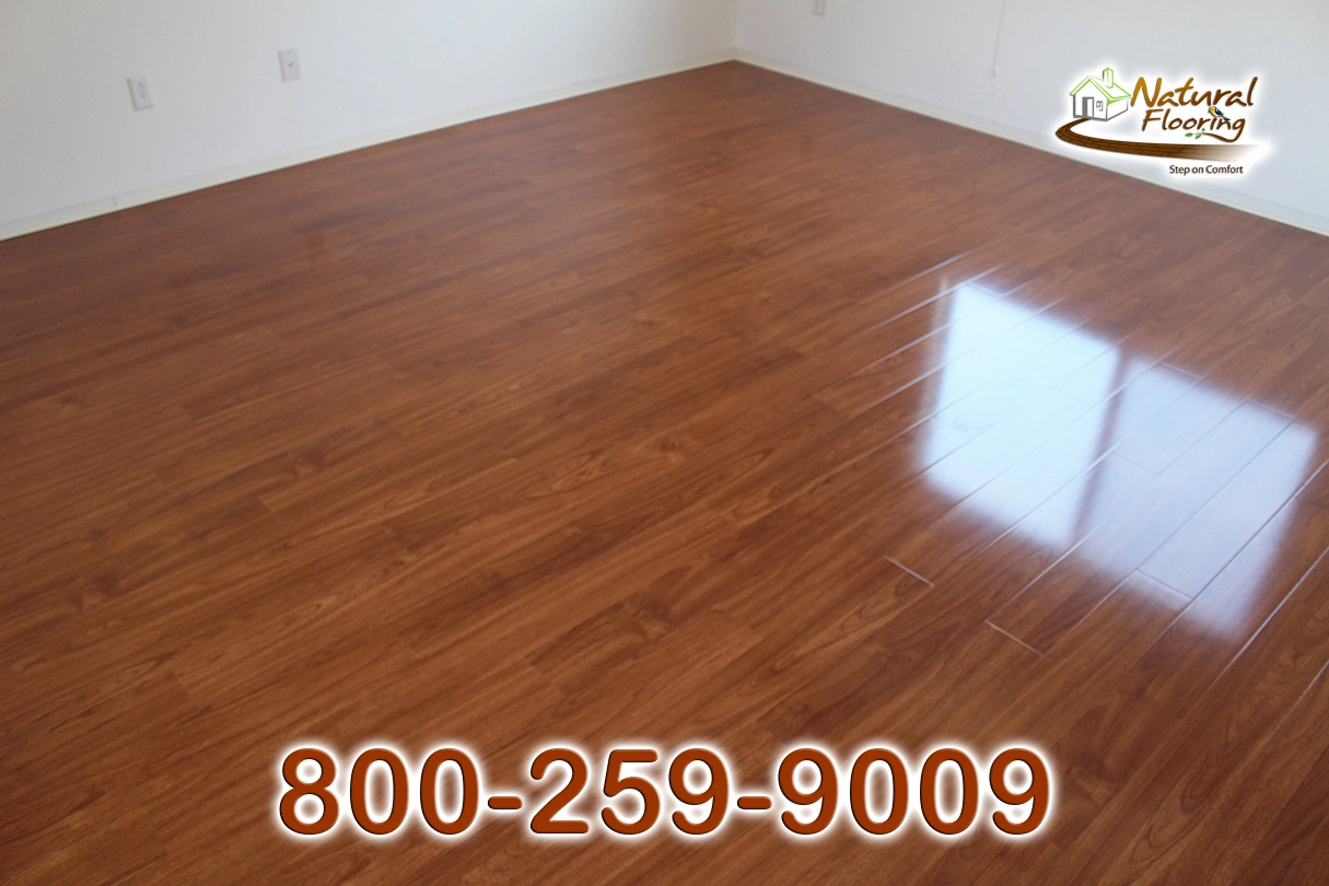 Cherry Glossy Laminate Floor