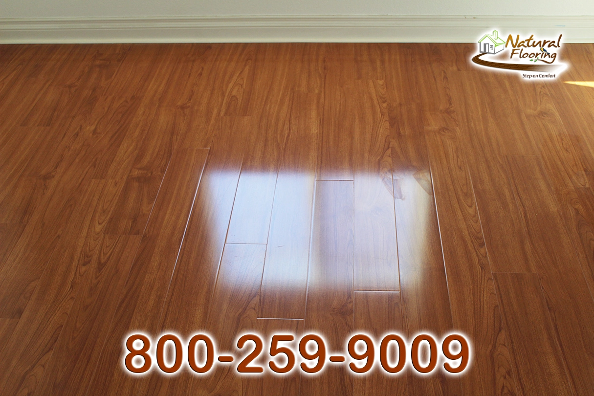 Cherry Glossy Laminate Floor