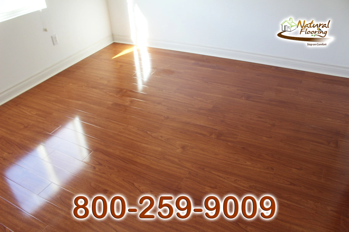 Cherry Glossy Laminate Floor