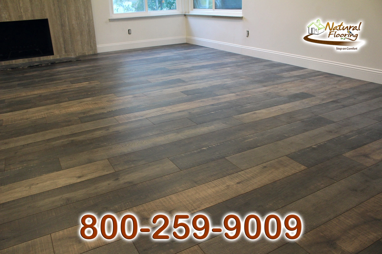 Dark and Stormy Laminate Floor