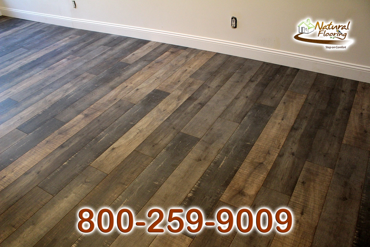 Dark and Stormy Laminate Floor