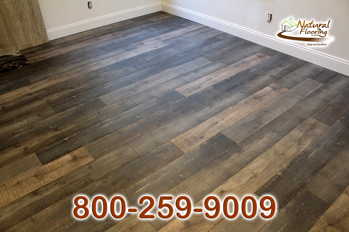 Dark and Stormy Laminate Floor