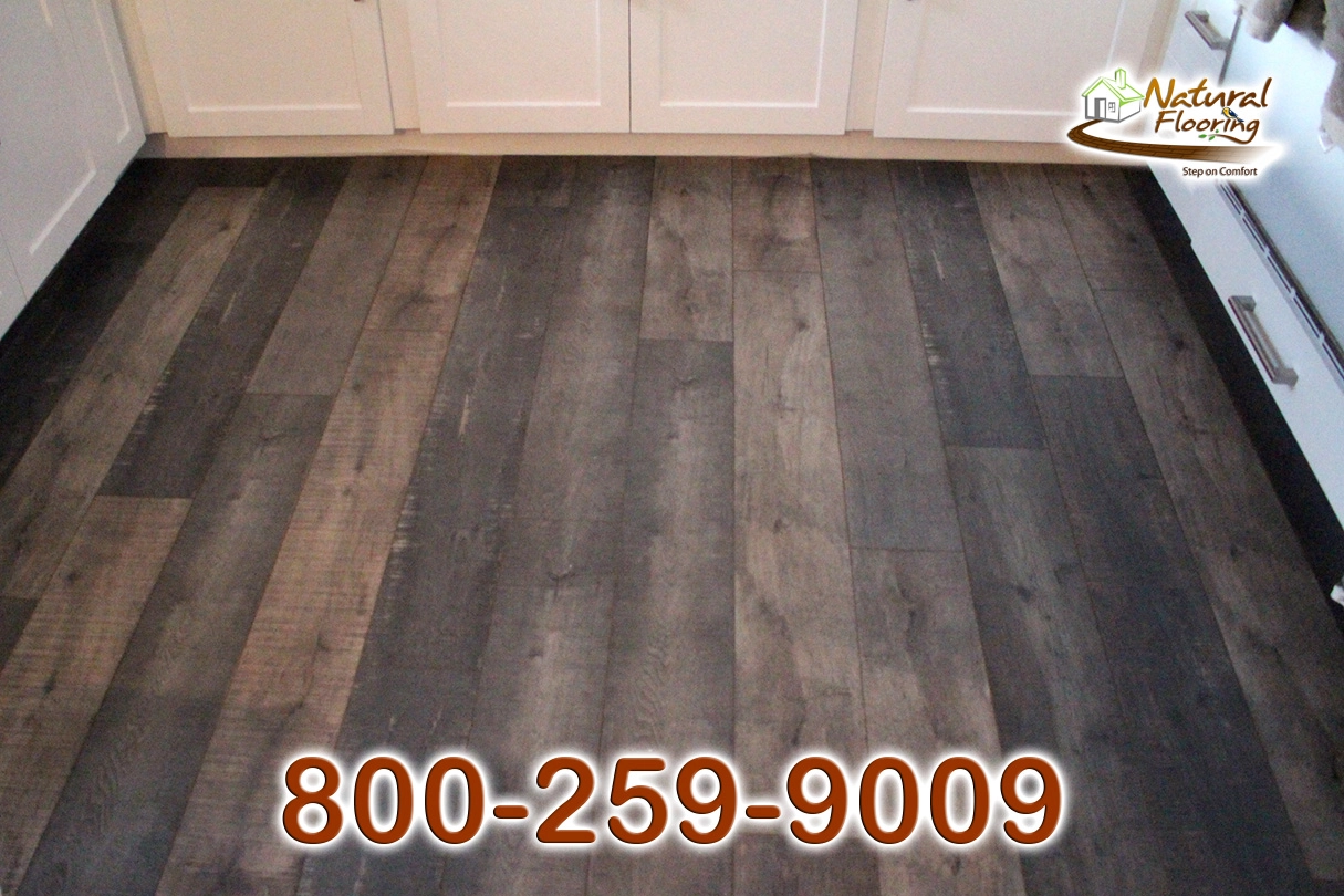 Dark and Stormy Laminate Floor