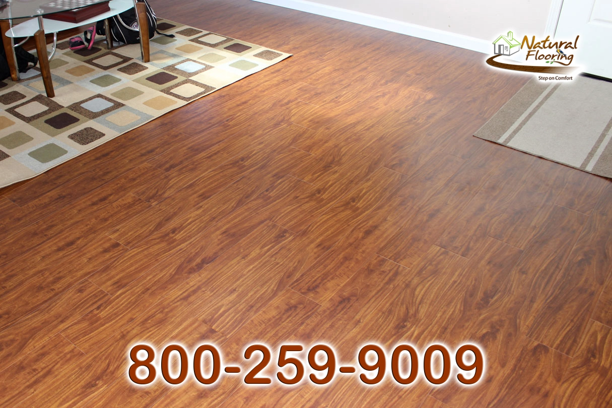 Exotic Teak Laminate Floor