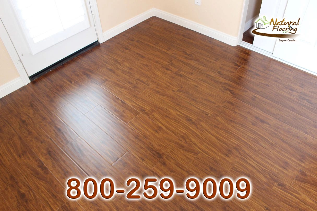 Exotic Walnut Laminate Floor