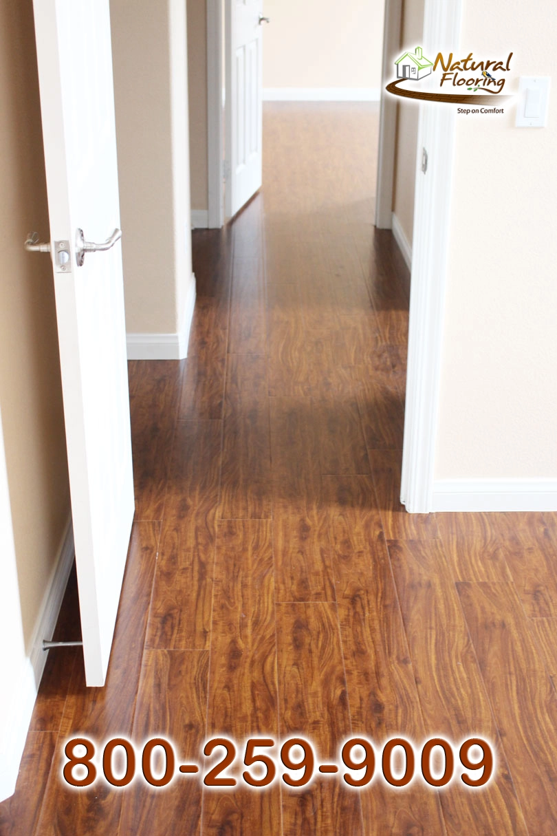 Exotic Walnut Laminate Floor