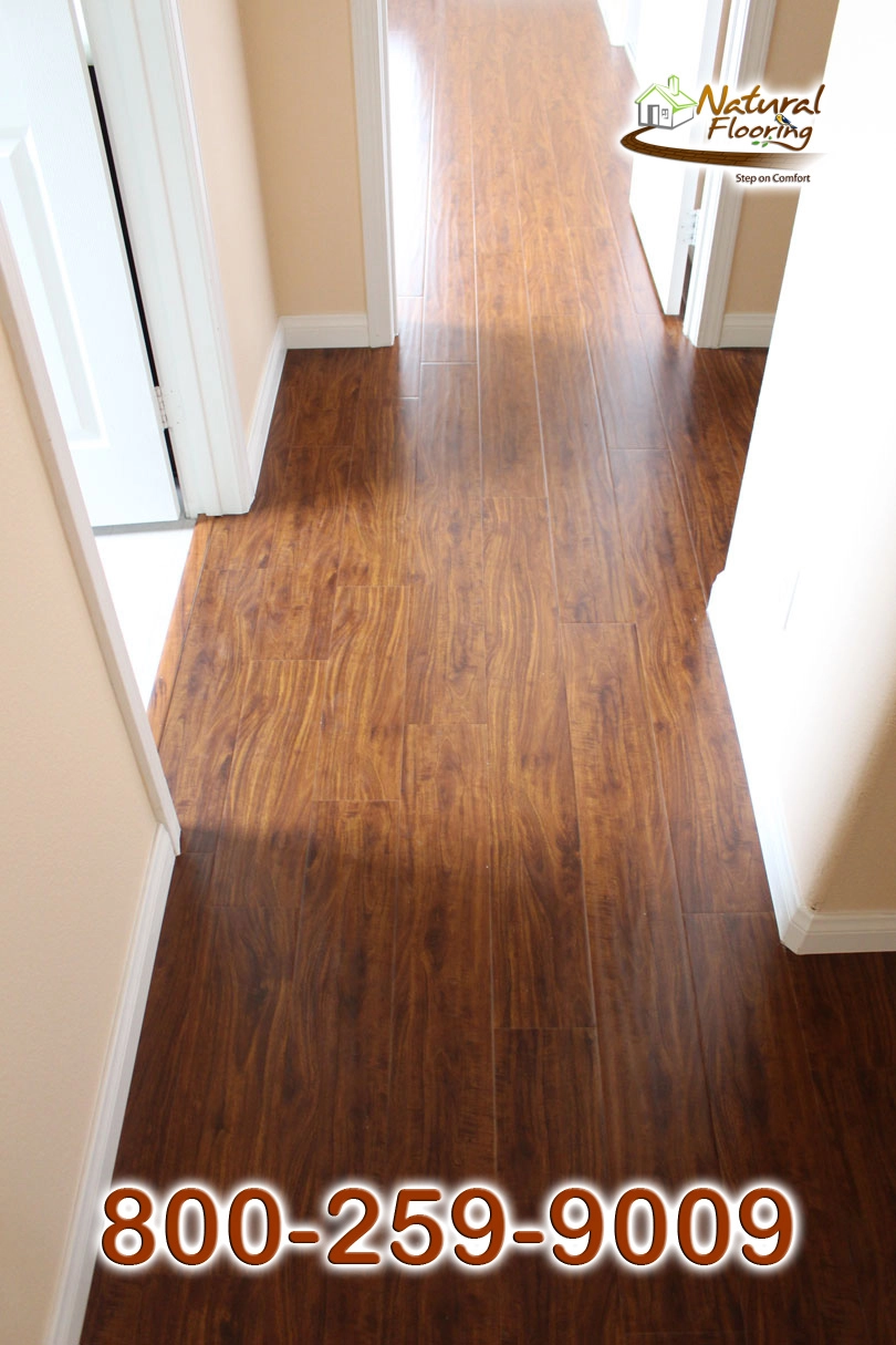 Exotic Walnut Laminate Floor