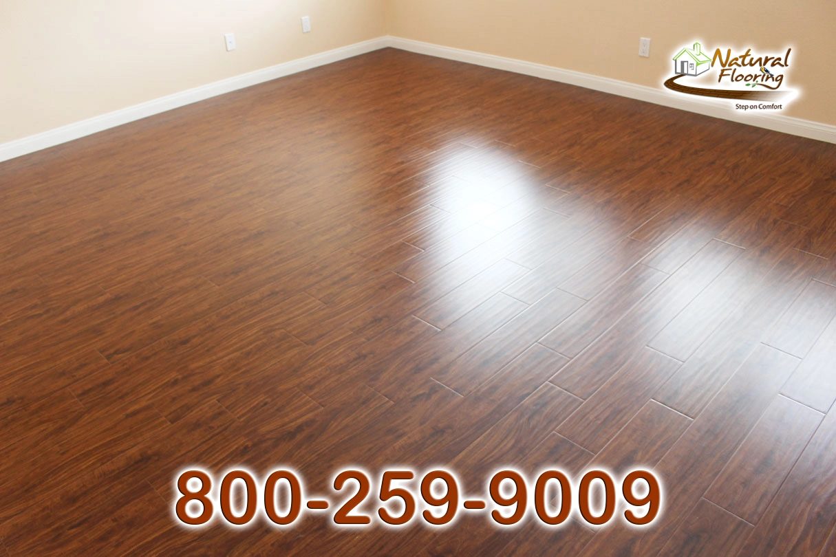 Exotic Walnut Laminate Floor