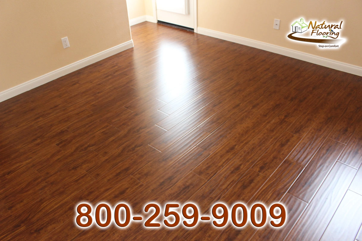 Exotic Walnut Laminate Floor