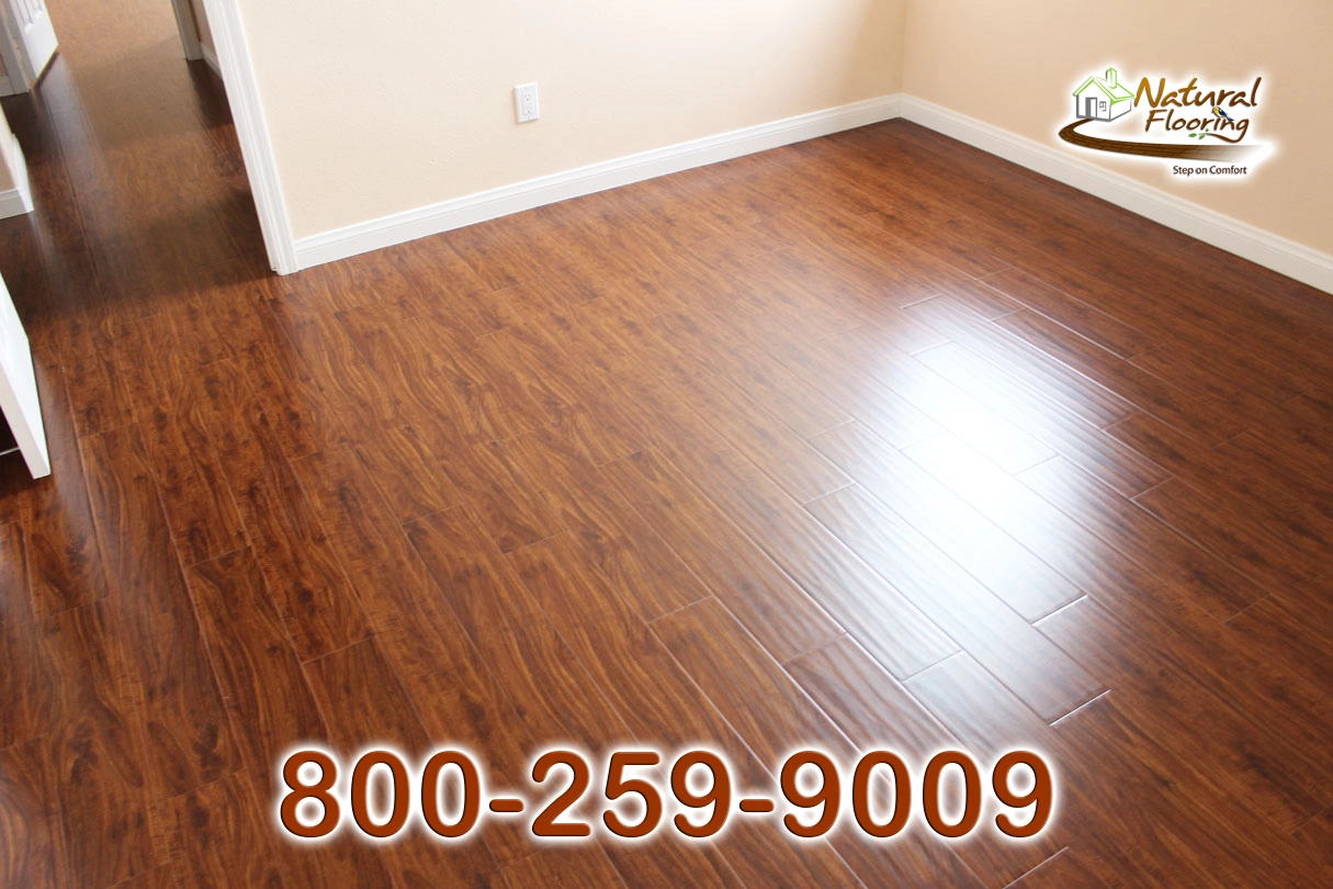 Exotic Walnut Laminate Floor