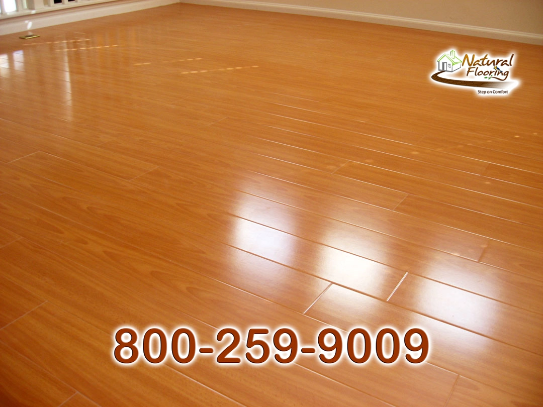 Gold Cherry Laminate Floor