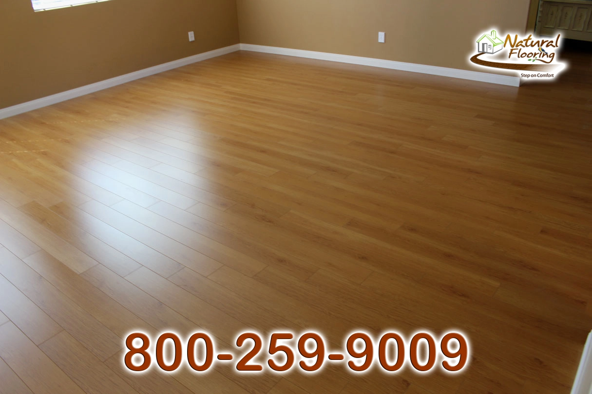 Golden Oak Laminate Floor