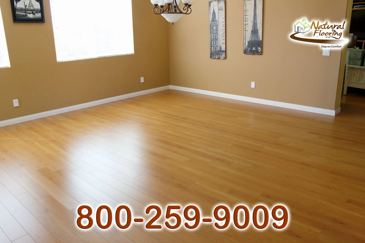 Golden Oak Laminate Floor