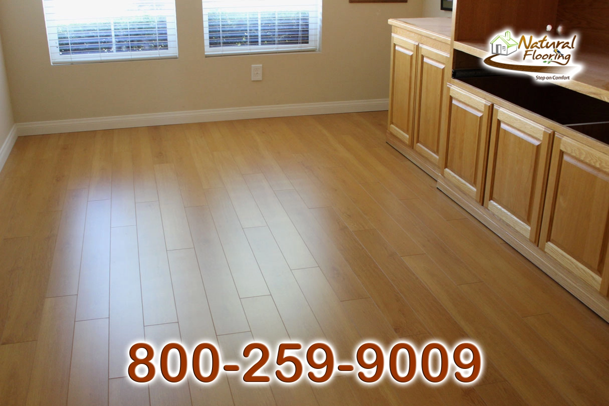 Golden Oak Laminate Floor