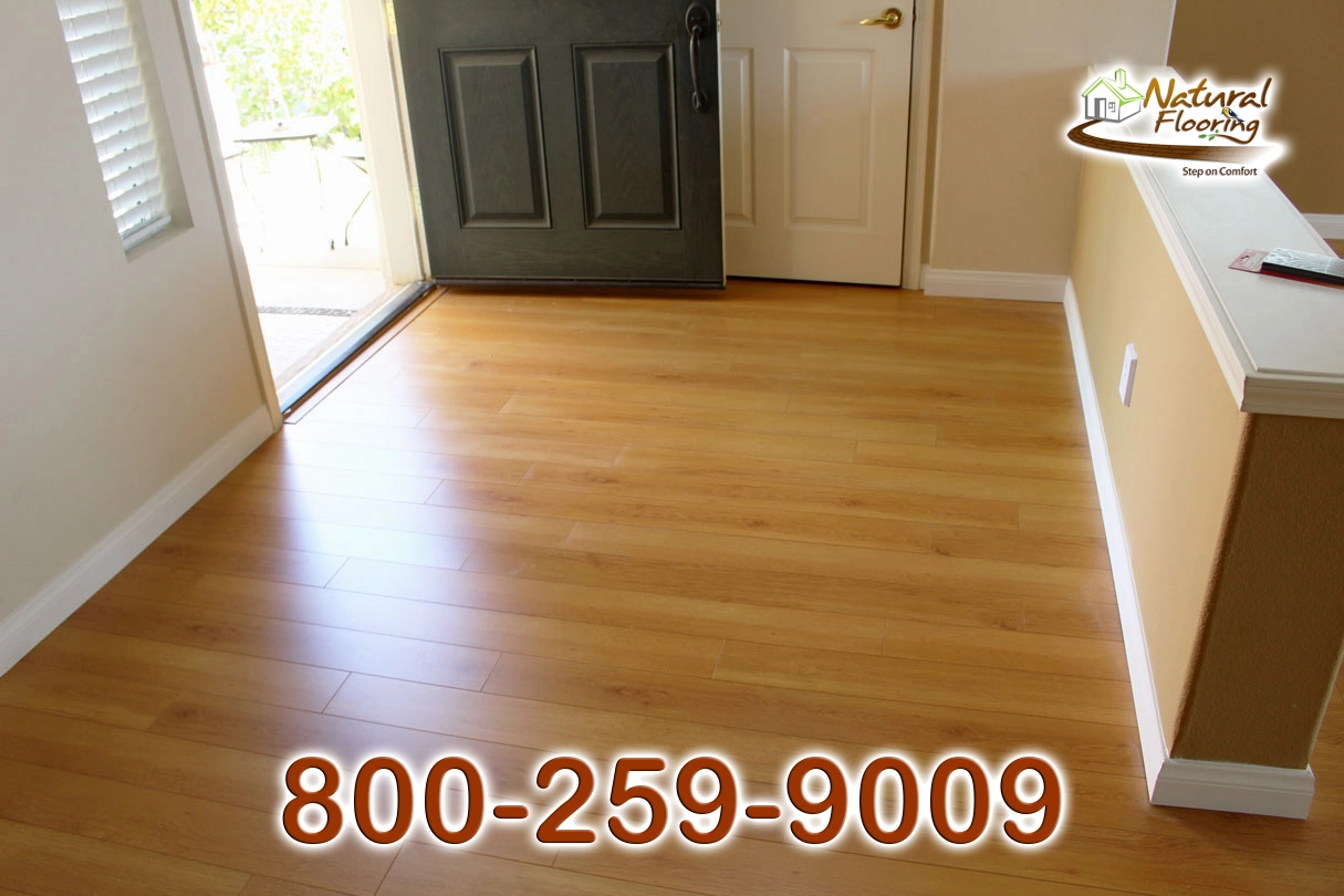 Golden Oak Laminate Floor