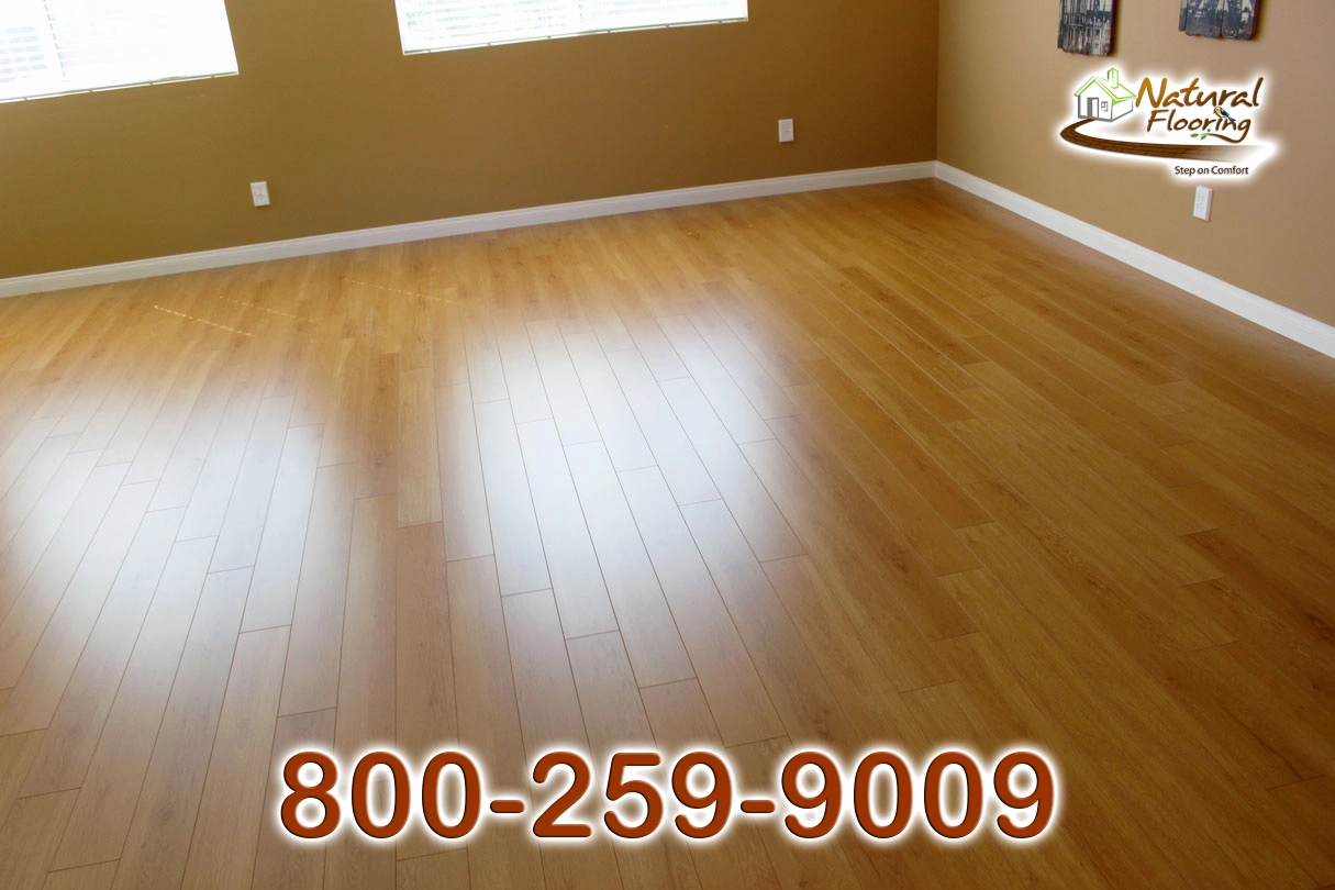 Golden Oak Laminate Floor