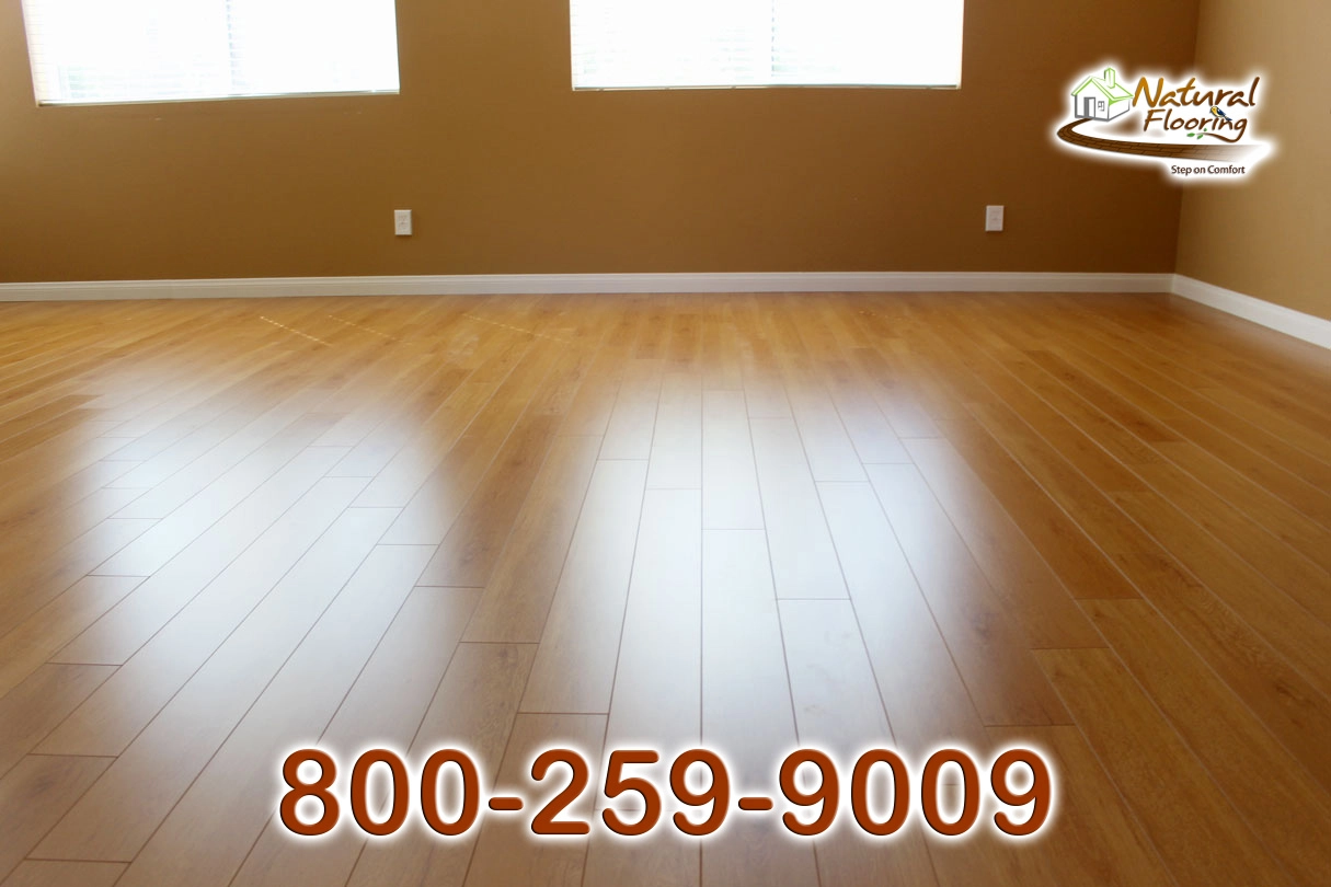 Golden Oak Laminate Floor