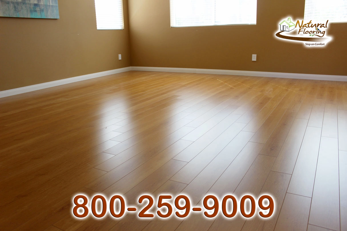 Golden Oak Laminate Floor