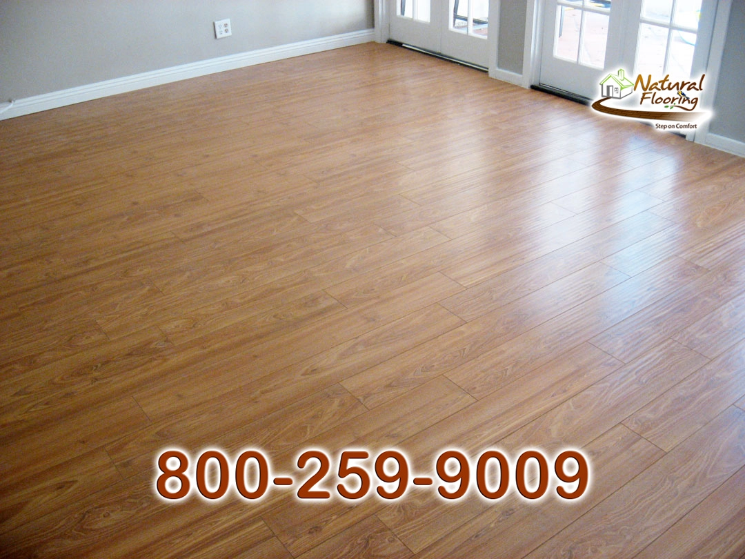 Golden Oak Laminate Floor